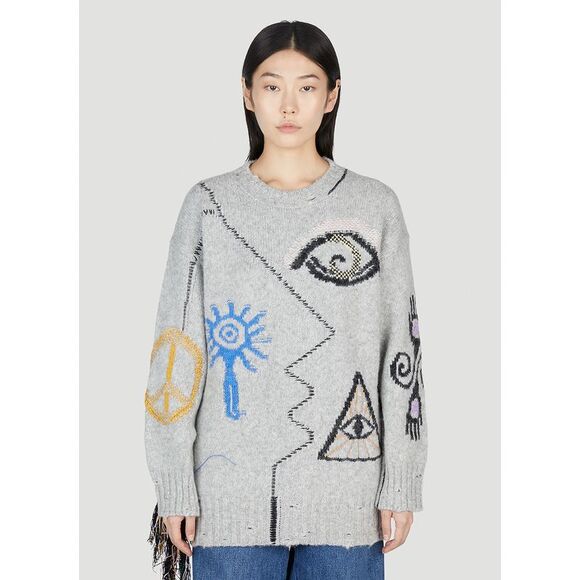 STELLA MCCARTNEY Sweaters - Stella Mccartney Women Folklore Embroidery Sweater